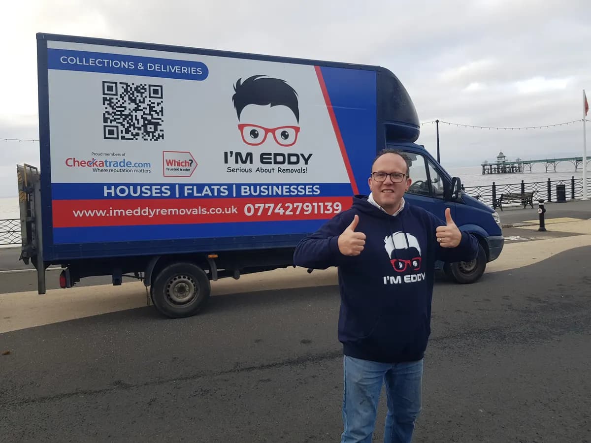 Eddy with the Luton van on a man-with-a-van removals job